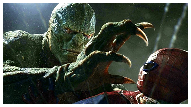 cena do filme o espetacular homem aranha 2012